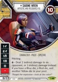 Sabine Wren - Artistic and Resourceful (Card Only)