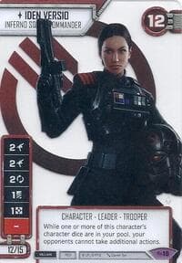 Iden Versio - Inferno Squad Commander (Alternate Full Art) (Galactic Qualifier) (Spot-Glossed)
