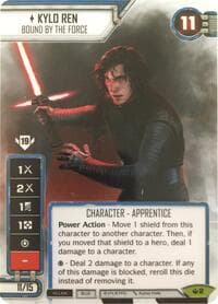 Kylo Ren - Bound By The Force (Spot Gloss) (Card Only)