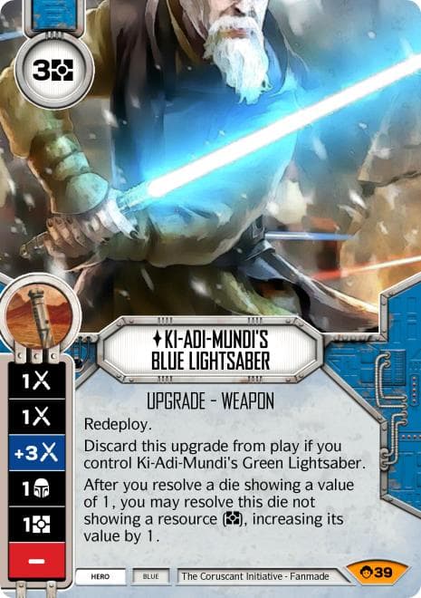 Ki-Adi-Mundi's Blue Lightsaber