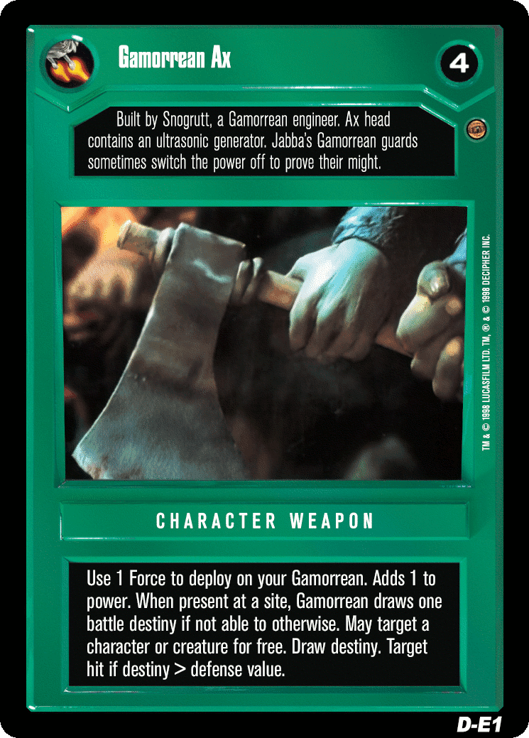 Gamorrean Ax