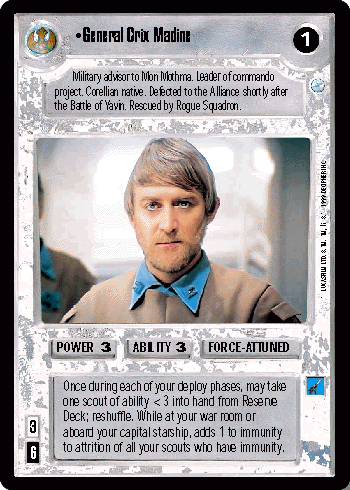 •General Crix Madine