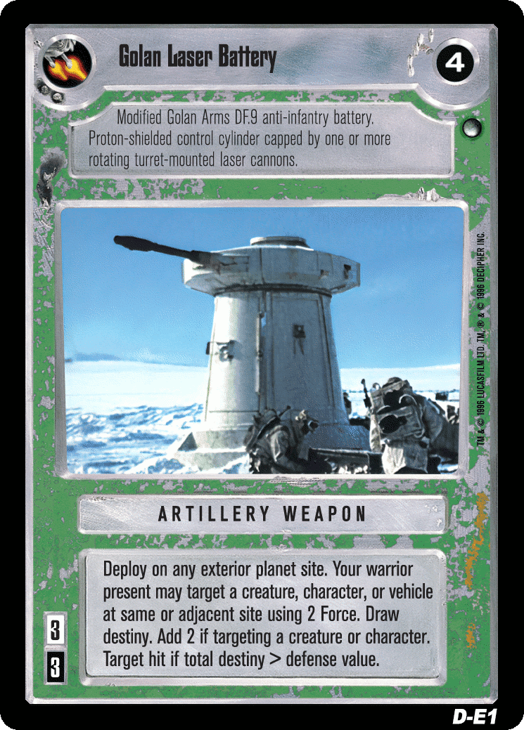 Golan Laser Battery