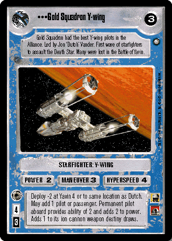 •••Gold Squadron Y-wing