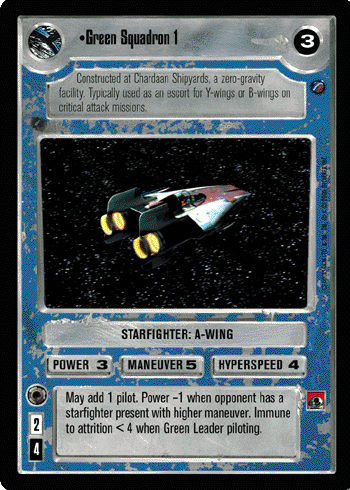 •Green Squadron 1