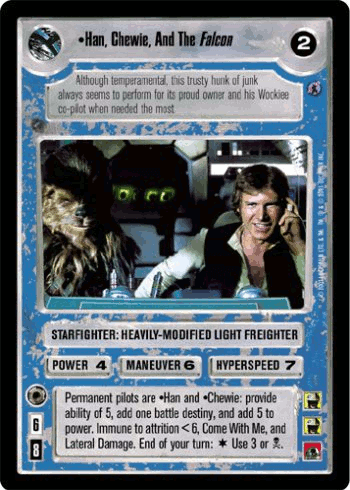 •Han, Chewie, And The Falcon