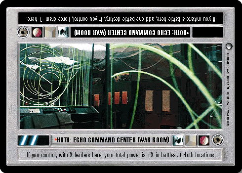 •Hoth: Echo Command Center (War Room)