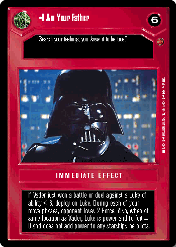 •I Am Your Father