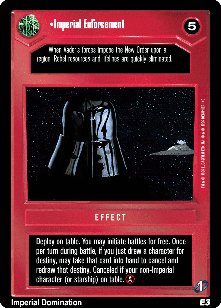 •Imperial Enforcement