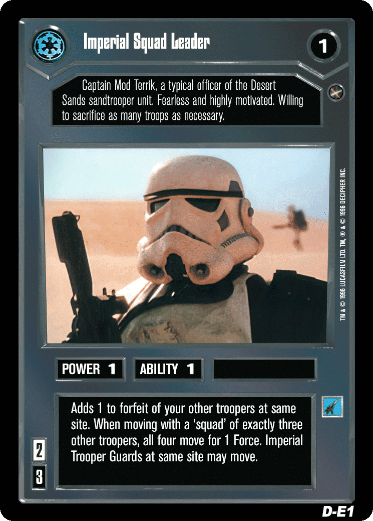 Imperial Squad Leader