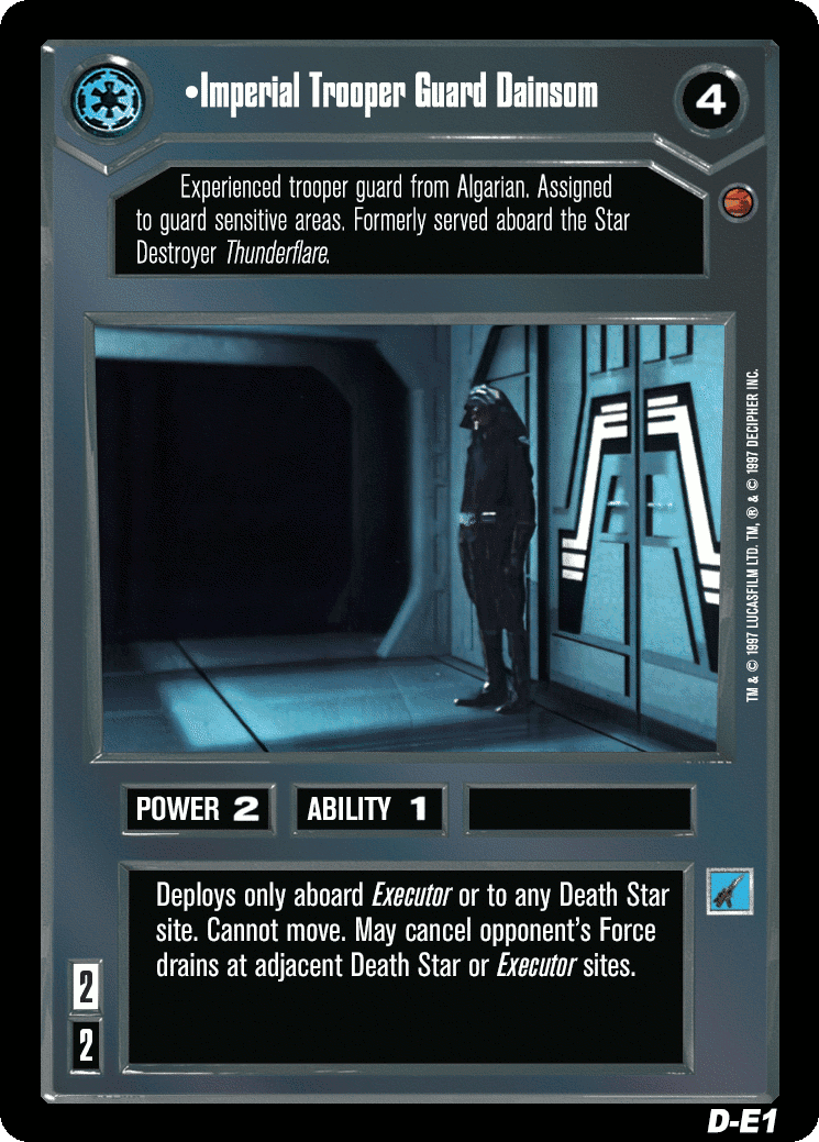 •Imperial Trooper Guard Dainsom
