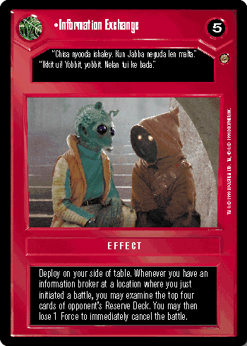 •Information Exchange