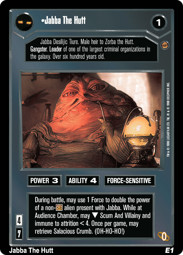 •Jabba The Hutt (V)