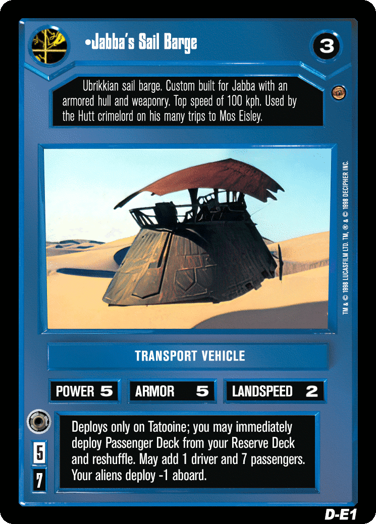 •Jabba's Sail Barge