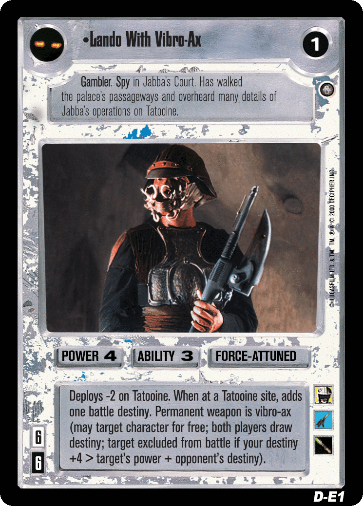 •Lando With Vibro-Ax