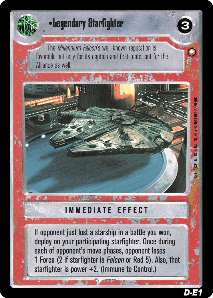 •Legendary Starfighter