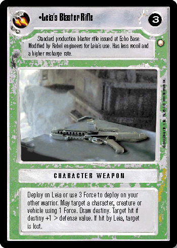 •Leia's Blaster Rifle