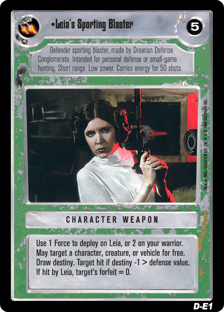 •Leia's Sporting Blaster