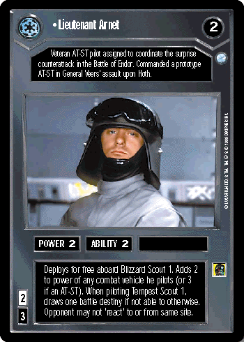 •Lieutenant Arnet