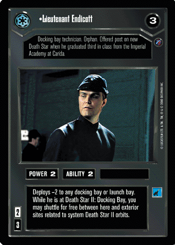 •Lieutenant Endicott