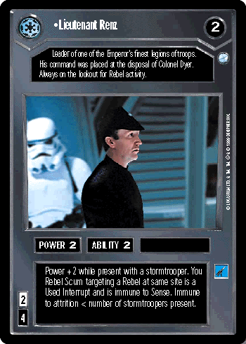•Lieutenant Renz