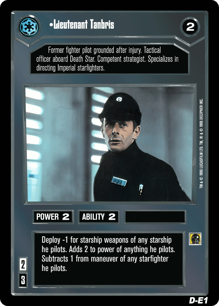 •Lieutenant Tanbris