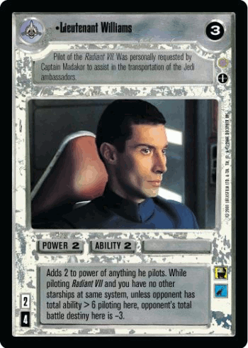 •Lieutenant Williams