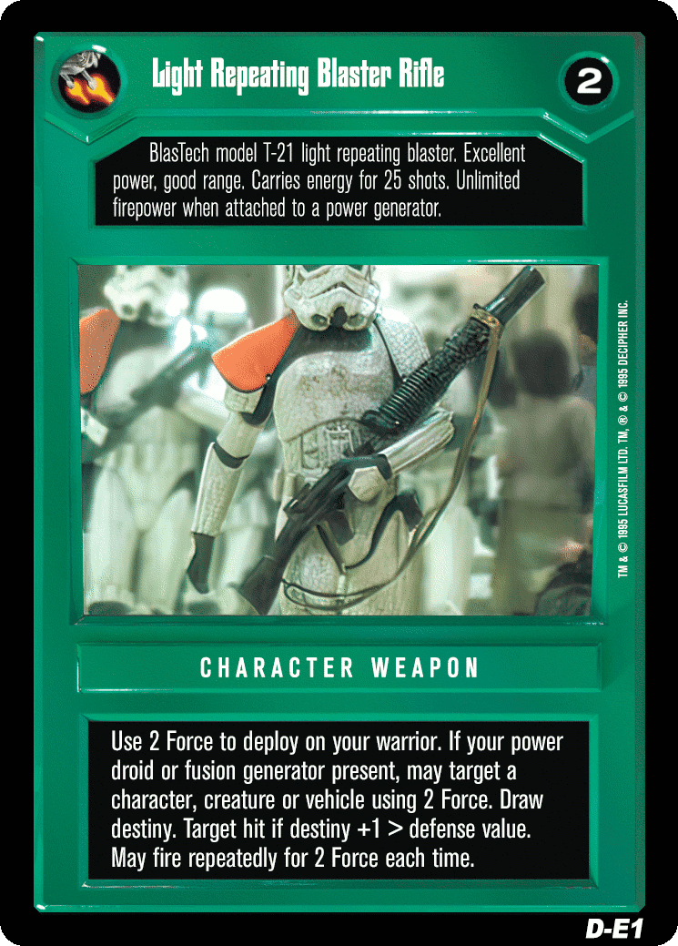 Light Repeating Blaster Rifle