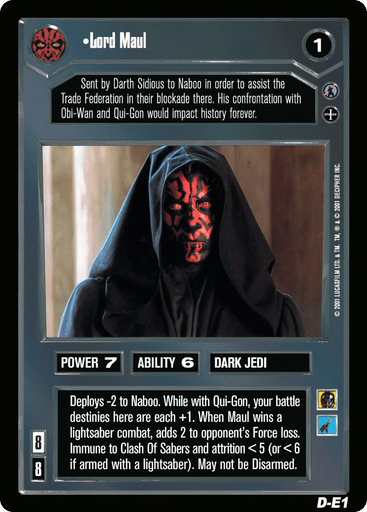 •Lord Maul