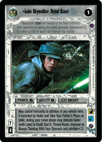 •Luke Skywalker, Rebel Scout