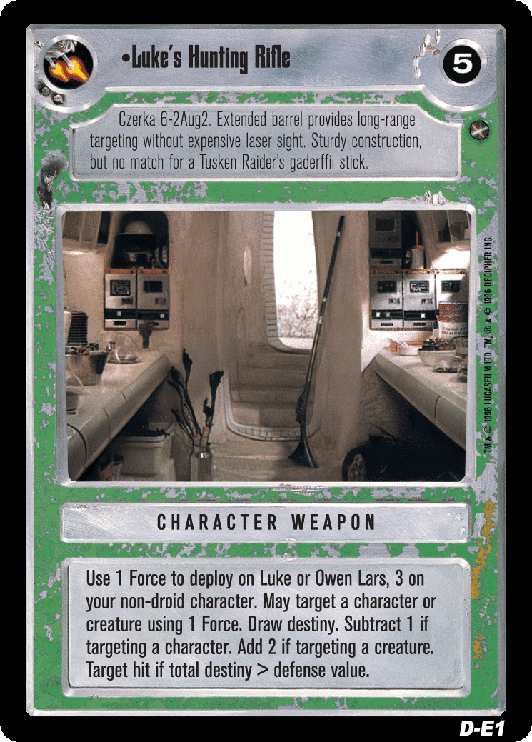 •Luke's Hunting Rifle