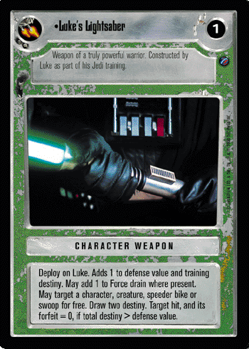 •Luke's Lightsaber