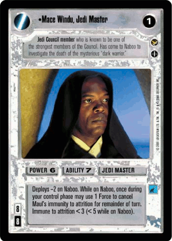 •Mace Windu, Jedi Master
