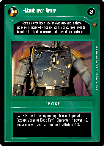 •Mandalorian Armor