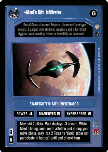 •Maul's Sith Infiltrator