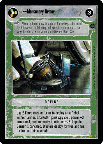 ••Mercenary Armor