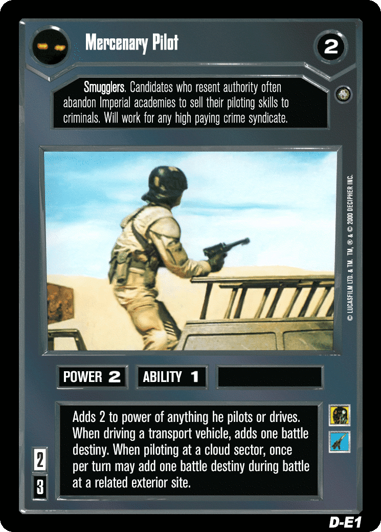 Mercenary Pilot