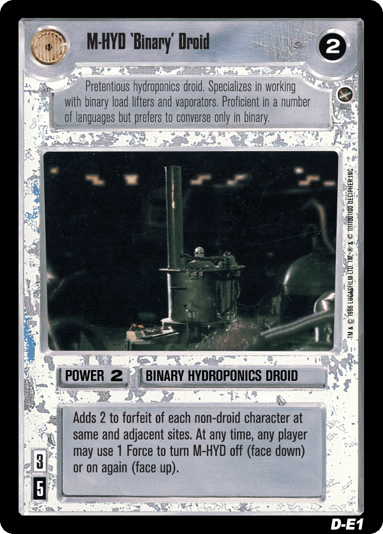 M-HYD 'Binary' Droid