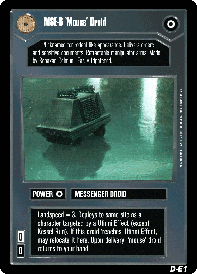 MSE-6 'Mouse' Droid