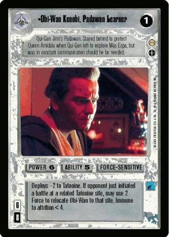 •Obi-Wan Kenobi, Padawan Learner