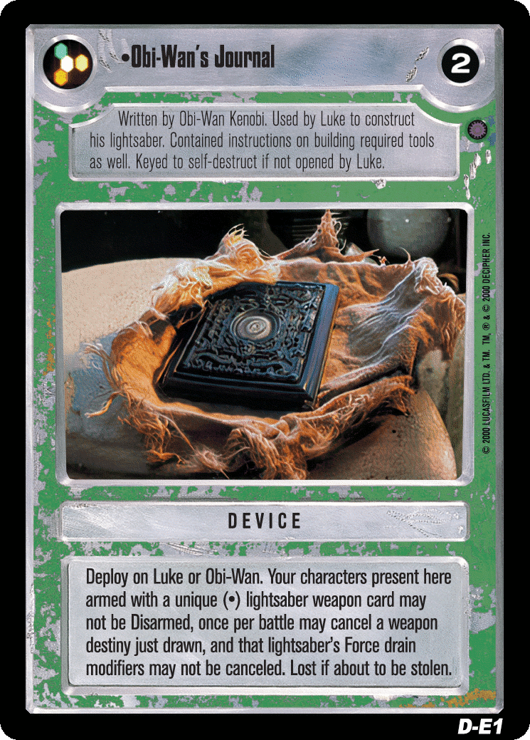 •Obi-Wan's Journal