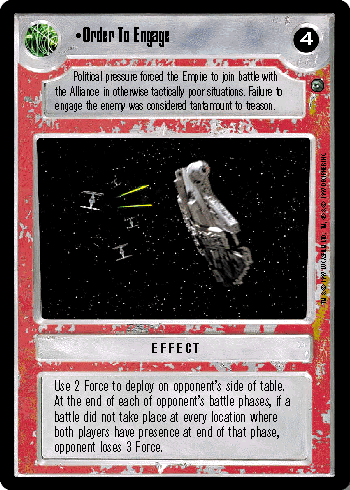 •Order To Engage