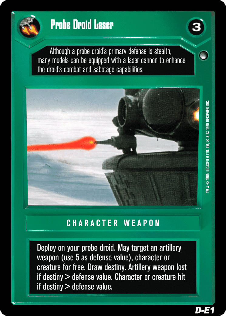 Probe Droid Laser