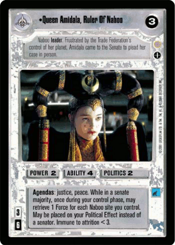 •Queen Amidala, Ruler Of Naboo