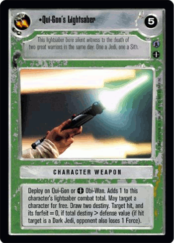•Qui-Gon's Lightsaber