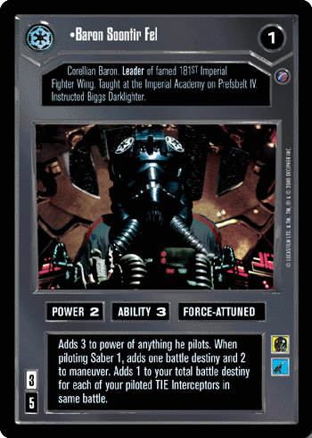 •Baron Soontir Fel