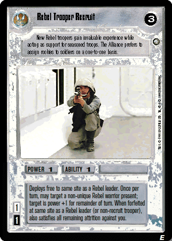Rebel Trooper Recruit