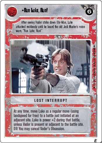 •Run Luke, Run!