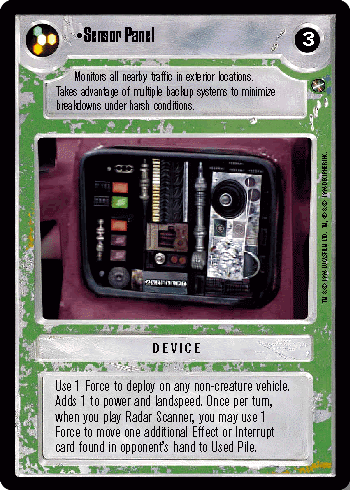 •Sensor Panel