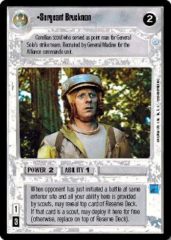 •Sergeant Bruckman